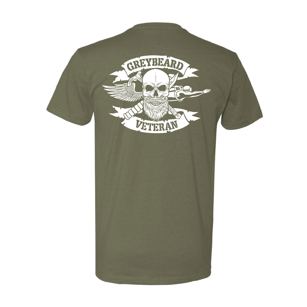Greybeard Veteran logo T-shirt