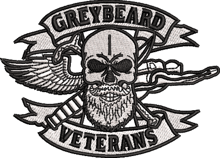 GreyBeard Veteran Trucker Snapback - BLACK - OSFA with the Jack