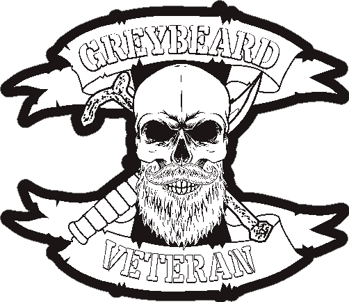 GryeBeard Veteran sticker w/out the Jack