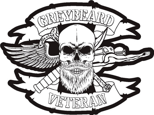 GryeBeard Veteran sticker with the JACK