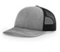 GreyBeard Veteran 112 Trucker Snapback - GREY/ BLACK with the Jack